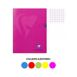 Pack 10 Cahiers MIMESYS Piqué Polypro 24 x 32 cm 96 pages 90g Q.5x5 Assortis CLAIREFONTAINE
