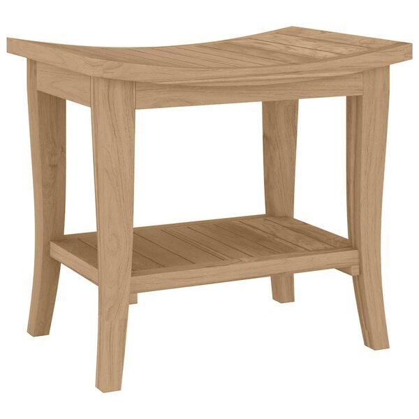 vidaXL Table d'appoint de salle de bain 50x35x45cm bois de teck solide