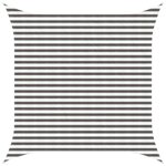 vidaXL Voile d'ombre Gris clair et blanc 3 6 x 3 6 m HDPE