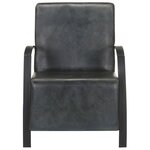 vidaXL Chaise de canapé marron délavé cuir véritable