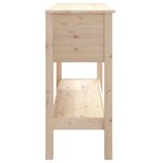 vidaXL Table console 100x35x75 cm Bois massif de pin