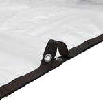 vidaXL Housse de protection plantes avec œillets 1x6 m polyéthylène
