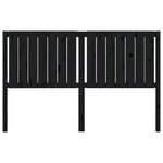 vidaXL Tête de lit Noir 165 5x4x100 cm Bois massif de pin