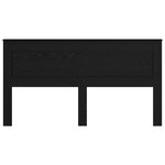 vidaXL Tête de lit Chêne noir 200 cm Bois d'ingénierie