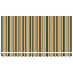 vidaXL Tissu de remplacement pour auvent pour cadre 4x2 m Vert et Jaune