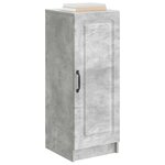 vidaXL Buffet Gris béton 33 x 34 5 x 87 cm Bois d'ingénierie