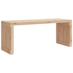 vidaXL Banc de jardin extensible 212 5x40 5x45 cm bois massif de pin