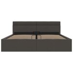 vidaXL Cadre de lit à rangement hydraulique sans matelas 180x200 cm