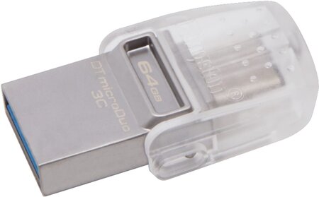 Clé USB 3.1 Type-A/C Kingston DataTraveler MicroDuo 3C - 64Go