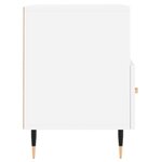 vidaXL Meuble TV Blanc 80x36x50 cm Bois d'ingénierie