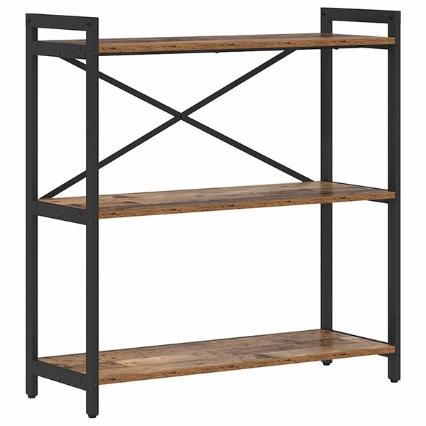 vidaXL Bibliothèque Bois ancien 80 x 30 x 83 cm Bois d'ingénierie