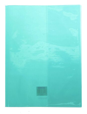 Protège-cahier Cristal Luxe 22/100ème 24x32 transparent Vert CALLIGRAPHE