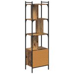 vidaXL Bibliothèque Bois Ancien 44 5 x 30 x 154 5 cm Bois d'ingénierie