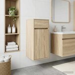 vidaXL Armoire de salle de bain Chêne Sonoma 35 x 36 5 x 85 cm