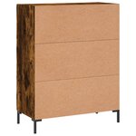 vidaXL Buffet chêne fumé 69 5x34x90 cm bois d'ingénierie