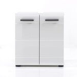 Trendteam Meuble sous vasque Skin Blanc