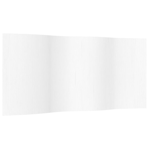 vidaXL Cloison de séparation blanc 165x400 cm bambou