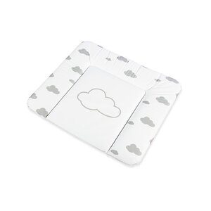 Matelas à langer Komfort plastique design Wölkchen gris