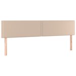 vidaXL Sommier à lattes de lit avec matelas LED cappuccino 120x190 cm