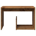 vidaXL Table d'appoint vieux bois 59x36x38 cm bois d'ingénierie