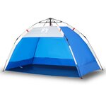 vidaXL Tente de plage 2 personnes libération rapide imperméable