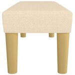 Banc banquette 100 x 30 x 30 cm tissu crème 02_0010479