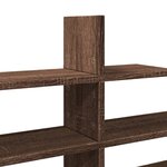 vidaXL Étagère murale chêne marron 124 5x18x60 5 cm bois d'ingénierie