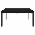 vidaXL Table basse Chêne noir 100 x 100 x 45 cm Bois d'ingénierie