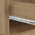 vidaXL Table basse Chêne artisanal 49 x 50 x 40 cm Bois d'ingénierie