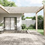 vidaXL Auvent vertical Blanc 60x1200 cm Tissu oxford