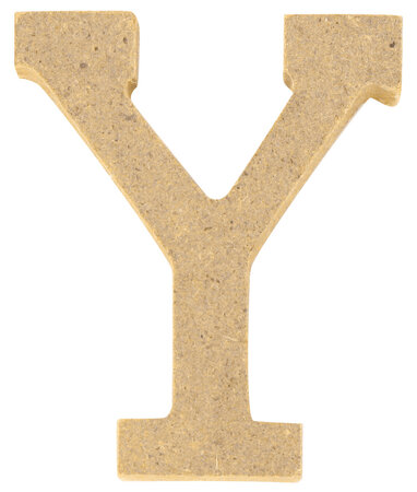 Lettre en bois MDF 5 x 1 2 cm Alphabet lettre Y