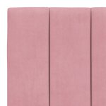 vidaXL Cadre de lit sans matelas rose 80x200 cm velours