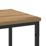 vidaXL Table console Chêne artisan 200 x 30 x 75 cm Bois d'ingénierie