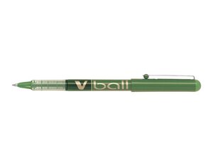 Stylo roller V Ball VB7 encre liquide Pointe métal Moyenne Vert PILOT
