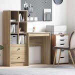 vidaXL Bureau Chêne sonoma 60 x 40 x 76 cm Bois d'ingénierie
