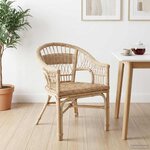 vidaXL Chaise empilable Rotin Naturel 60 x 60 x 81 cm