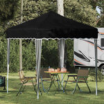 vidaXL Tente de fête pop-up 195 x 195 x 245 cm Noir Tissu Oxford