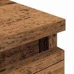 vidaXL Meuble TV vieux bois 40x35x54 cm bois d'ingénierie