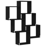 vidaXL Étagère Murale Chêne noir 78 x 15 x 92 cm Bois d'ingénierie
