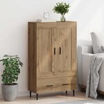 vidaXL Haut Armoire avec tiroir Chêne artisanal 69 5 x 31 x 115 cm