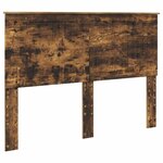 vidaXL Cadre de lit Chêne fumé 140 x 200 cm Bois Ingénierie