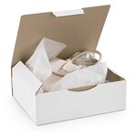 Boîte carton blanche d'expédition rajapost 25x20x10 cm (lot de 50)