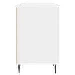 vidaXL Bureau Blanc brillant 142 5 x 50 x 75 cm Bois d'ingénierie