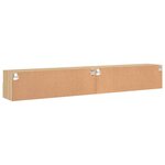 vidaXL Meubles TV muraux 2Pièces chêne sonoma 100x30x30cm bois ingénierie