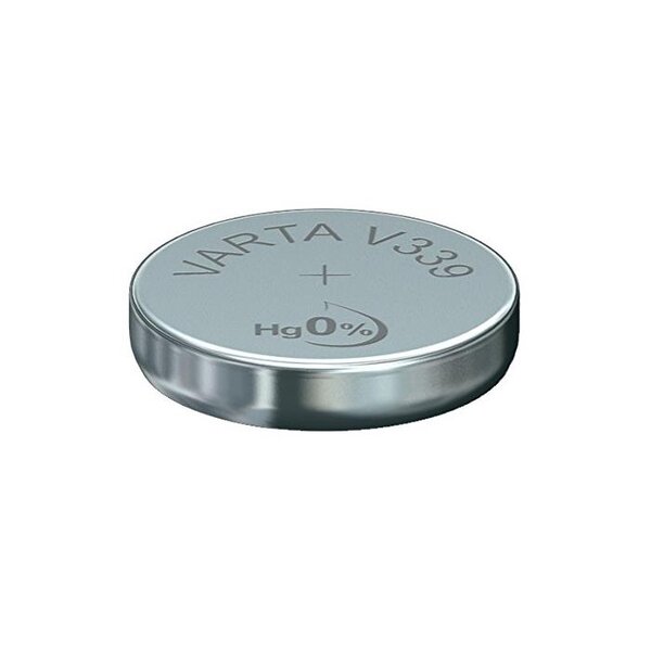 Pile oxyde argent pour montres V339 SR614 1 55 Volt VARTA