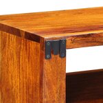 VidaXL Meuble TV mural multicolore 90x30x30 bois massif d'acacia