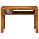 vidaXL Bureau avec tiroir Marron 110 x 50 x 73 cm Bois d'acacia massif