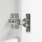 vidaXL Armoire Miroir de Salle de Bain Blanc 60 x 20 x 60 cm