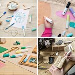 Etui de 4 Marqueurs à Pigment PINTOR WHITE Extra Fine  Fine  Moyenne et Large PILOT