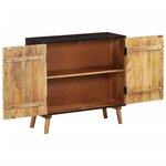 vidaXL Buffet Bois massif de manguier 85 x 30 x 75 cm